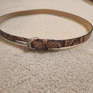 Women's Banana Republic Snakeskin Leather Belt